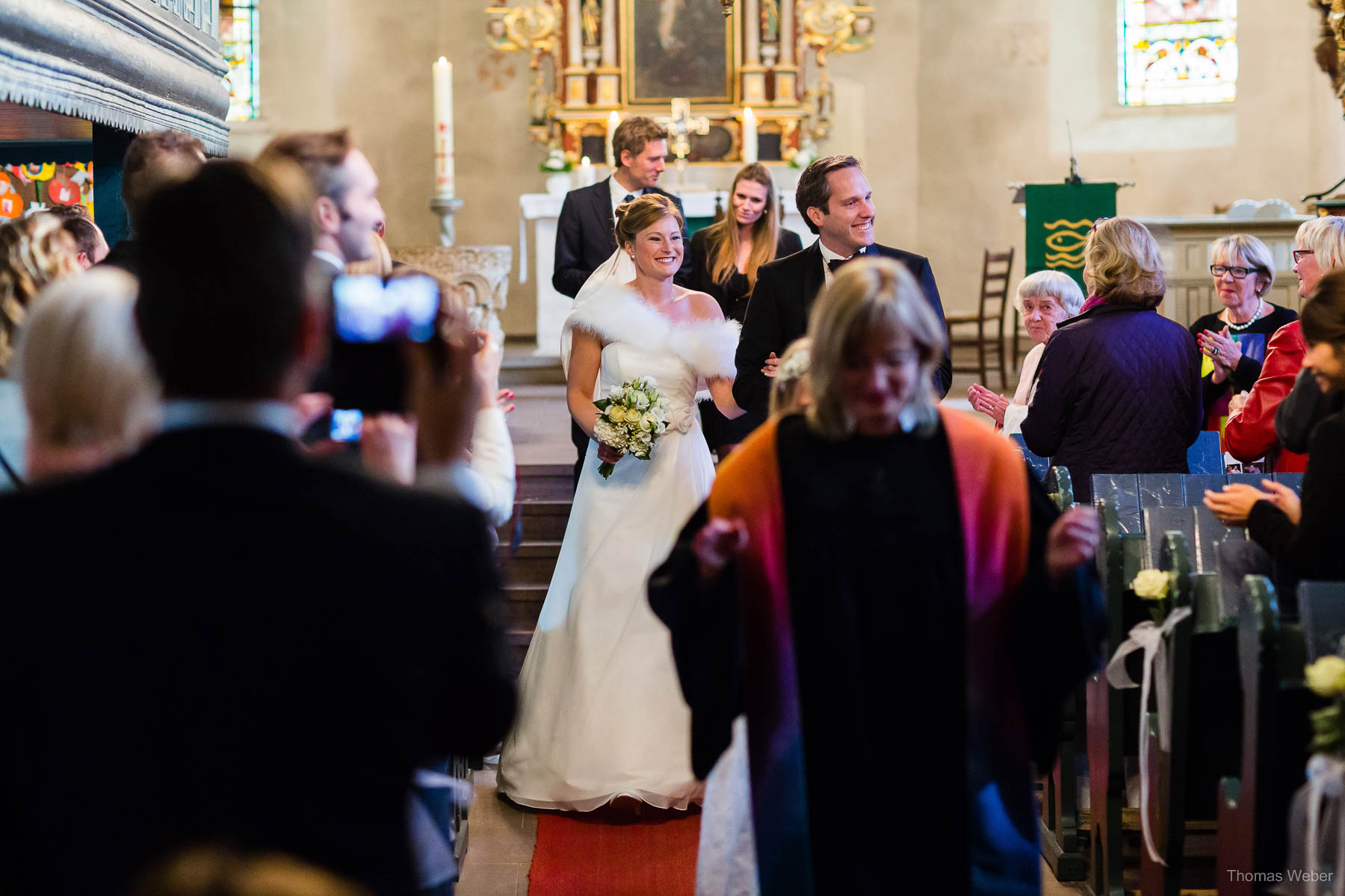 Hochzeit in der St-Ulrichs-Kirche in Rastede und Hochzeitsfeier in der Eventscheune St. Georg Rastede